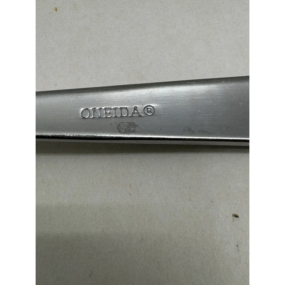 Oneida Amsterdam Cold Meat Serving Forks Stainless Vietnam Frost Glossy Set of 2